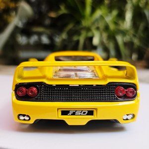 *50% PRICE DROP!* Rare YELLOW Welly 1:24 Ferrari F50 die-cast model car
